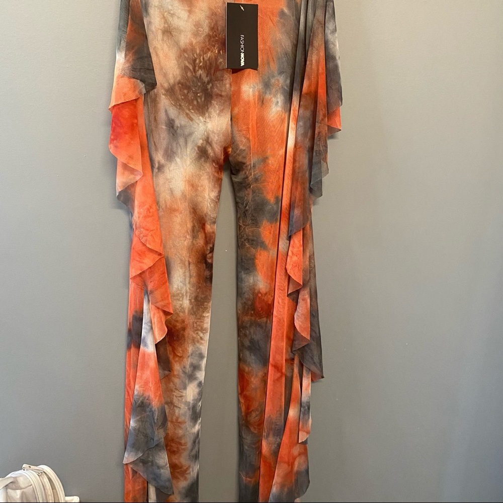 See through cover-up pants